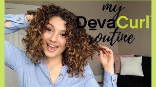 MY CURLY HAIR ROUTINE - USING DEVACURL