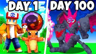 I Spent 100 Days as a FUSION TRAINER in Pokémon Minecraft Against my Rival! (Duos Cobblemon)