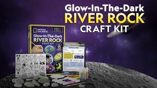 National Geographic Glow in the Dark River Rock Craft Kit