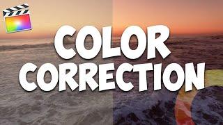 How to Color Correct in Final Cut Pro X (Beginner Tutorial)