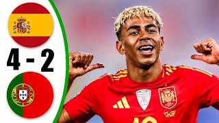 Spain vs Portugal 4-2 - All Goals & Highlights - 2025