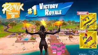 125 Kill Solo Vs Squads Wins Gameplay Full Game (Fortnite Chapter 2 Remix Ps4 Controller)