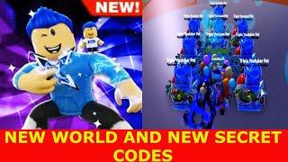 * NEW WORLD AND NEW SECRET CODES *  [OP PET!] Shuriken Tapping ROBLOX