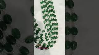new ethnic #bridal haar real pearls n gems handcrafted masterpiece, #unique #design #pearls #emerald