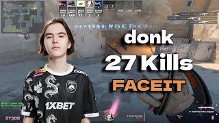 donk 27 Kills (Dust2) FACEIT Ranked Apr 29, 2024 | CS2 POV