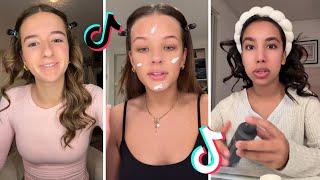 Makeup Tutorial Tiktok Compilation - GRWM  ( Get Ready With Me ) ️(Skincare, Makeup, Outfits) 1112