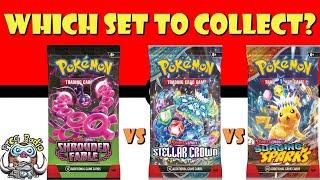 Which Pokémon TCG Set to Invest In? (Collect) Shrouded Fates, Stellar Crown, Surging Sparks?