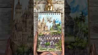 ASMR Scrapbook | Explore the magic of Wonderland ️#scrapbook #journalinspo #magic #fantasy