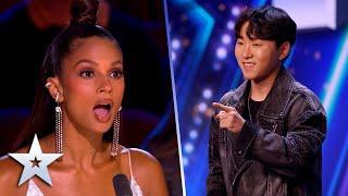 Junwoo's cool MAGIC hits every BEAT! | Auditions | BGT 2022