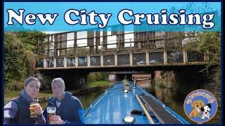 19. Cruising the Grand Union Canal we go through Englands newest City and we get a shock at the pub!