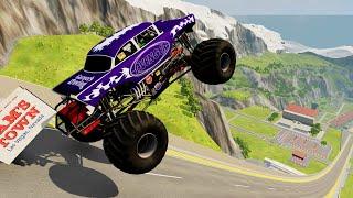 Monster Truck do Epic High Speed Jumps #18 - BeamNG Drive