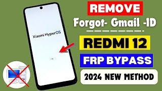 Redmi 12 HyperOS Frp Bypass Without Activity Launcher 2024 | Xiaomi Redmi 12 Frp Unlock Without Pc