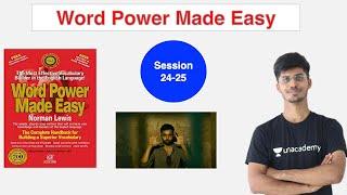 (Session 24-25) Summary of Word Power Made Easy Norman Lewis