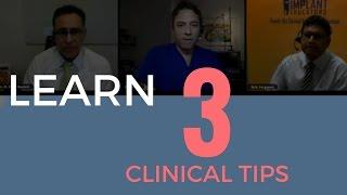 Dr. Ziv Simon's 3 Clinical tips