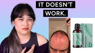 Rosemary oil for hair loss? How to spot bad science