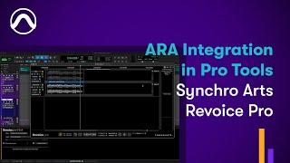 How to use Synchro Arts Revoice Pro ARA Plugin in Pro Tools