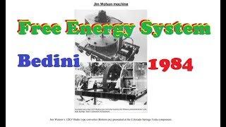 Bedini, Watson machine - Free Energy Systems