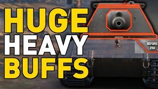 E 100, T110E5 and IS-4 HUGE BUFFS in World of Tanks!