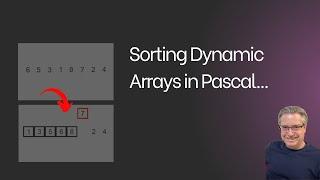 Sorting Dynamic Arrays in Pascal: Insertion Sort with Command Line Input