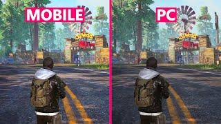 Undawn (PC) VS (Mobile) Graphics Comparison