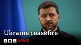 Volodymyr Zelensky criticises Putin's ceasefire response | BBC News