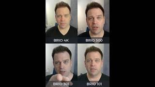 2025 Logitech BRIO budget webcam comparison (100, 300, 500, 4K) #streaming #microsoftteams