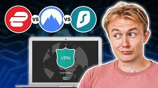 ExpressVPN vs NordVPN vs Surfshark Review Comparison - Best VPN Service 2025