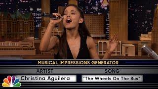 Wheel of Musical Impressions with Ariana Grande