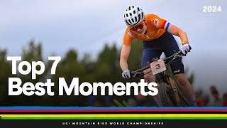 Top 7 Best Moments | 2024 UCI Mountain Bike World Championships