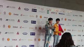 181026 MBC Show Champion Manila - Red Carpet (Euiwoong x Hyungseop)