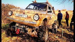 Первые БОЛОТЦА #OFFROAD получается разный МЕГА-ЗАЗ vs Samurai vs Jimny vs Mitsubishi L200 vs Rubicon