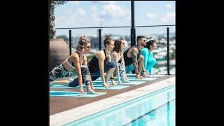 Rooftop Yoga Event at Club Vitality