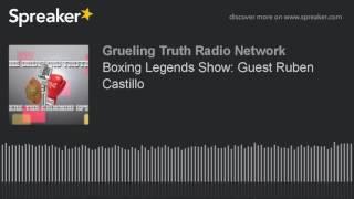 Boxing Legends Show: Guest Ruben Castillo