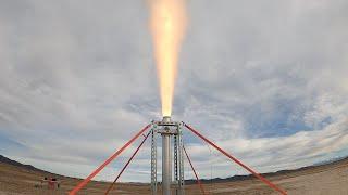 O-4500 Rocket Motor Static Test (5 Camera Angles - Data @ End)