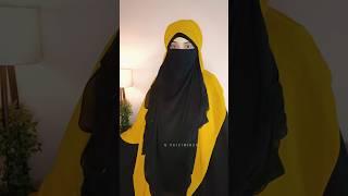 Full Coverage Hijab With Niqab Look #shorts #hijab #hijabstyle #niqab