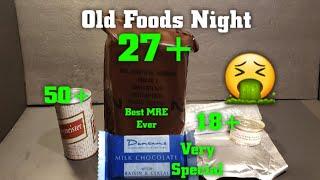 Vintage MRE and Other Old Food Saturday Night Smoke Show