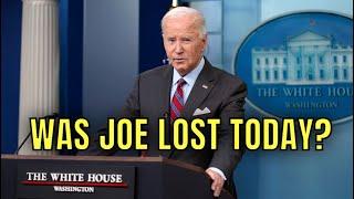 Biden just showed up in Briefing Room today for the FIRST TIME of his Presidency! ‍️