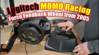 Logitech MOMO Racing [Unboxing a 15 year old sim racing wheel in 2020]