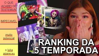 O RANKING DE TODOS OS EPISÓDIOS DA 5 TEMPORADA DE MIRACULOUS