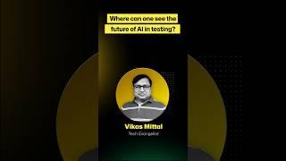 What is the future of AI in testing? #ai #testing #testautomation