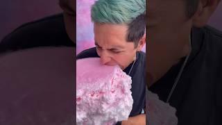 HUGE Freeze Dried Cotton Candy!!!   #mukbang #asmr #satisfying #candy #cottoncandy