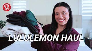 LULULEMON TRY-ON HAUL | all the fall colors!!