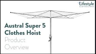 Austral Super 5 Clothes Hoist Product Overview - Lifestyle Clothesline