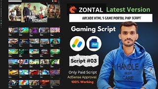 Latest Zontal Gaming Script Get Unlimited AdSense Approval | Paid Script