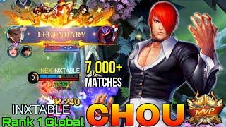 Offlane Monster Chou 7,000+ Matches - Top 1 Global Chou by INXTABLE - Mobile Legends