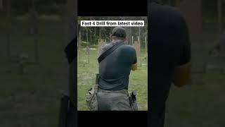Fast 4 Drill: 3 targets at 7 meters, spaced 1 meter apart. 2 in the middle, 1 to each outside tgt.