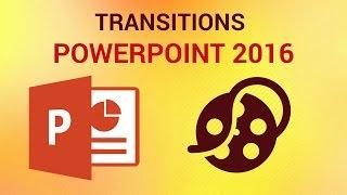 How to Create Basic Presentation Transitions in PowerPoint 2016
