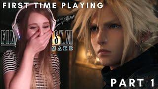 Playing Final Fantasy VII Remake for the first time | I AM IN LOVE | Part 1