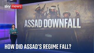 How did the Assad regime fall to rebel forces in Syria?