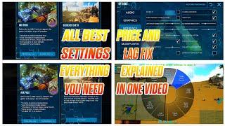 How To Fix Lag,Crash&Blur Graphics In Ark Ultimate Mobile Edition Best Settings For Low End Device